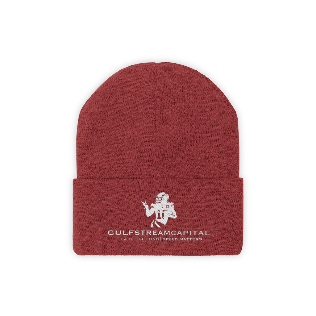 Gulfstream F4 Hedge Fund Speed Matters Knit Beanie