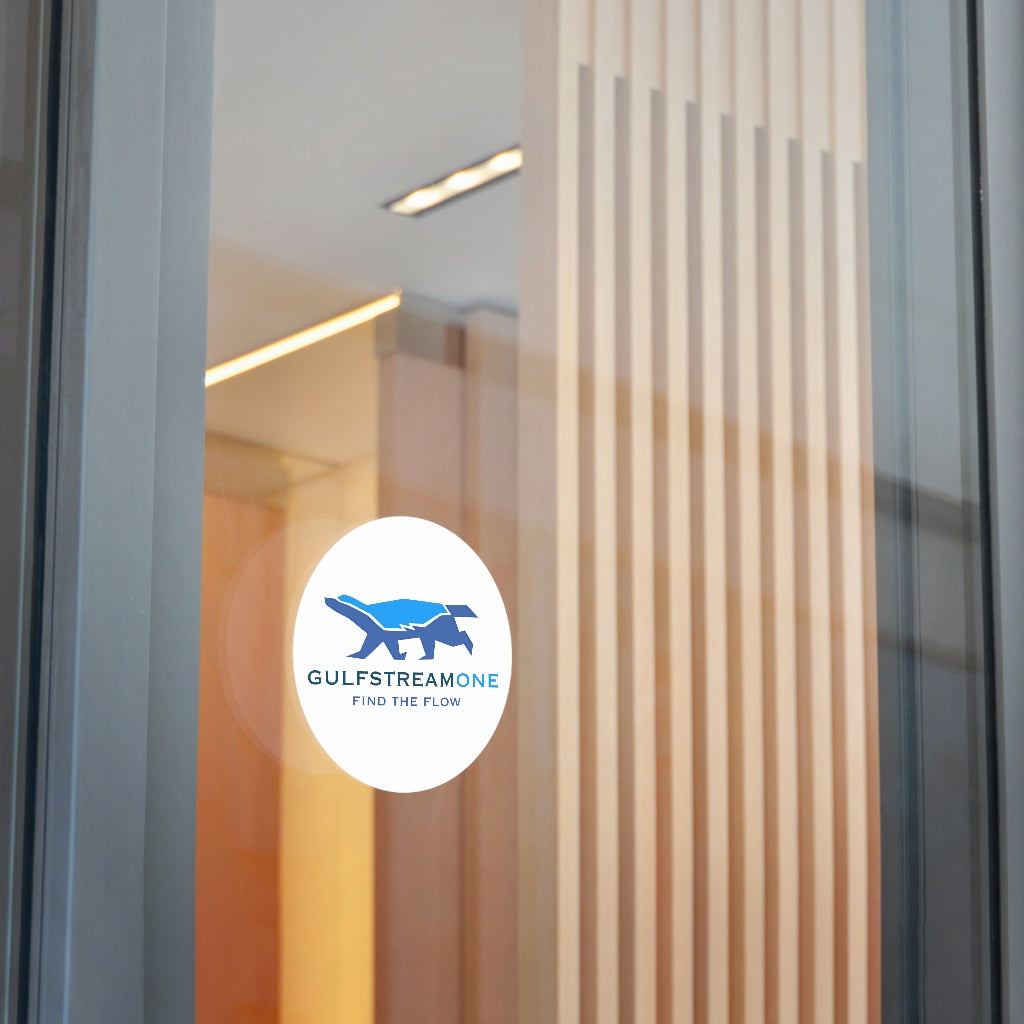 The Wells Collection: Gulfstream Honeybadger Round Vinyl Stickers