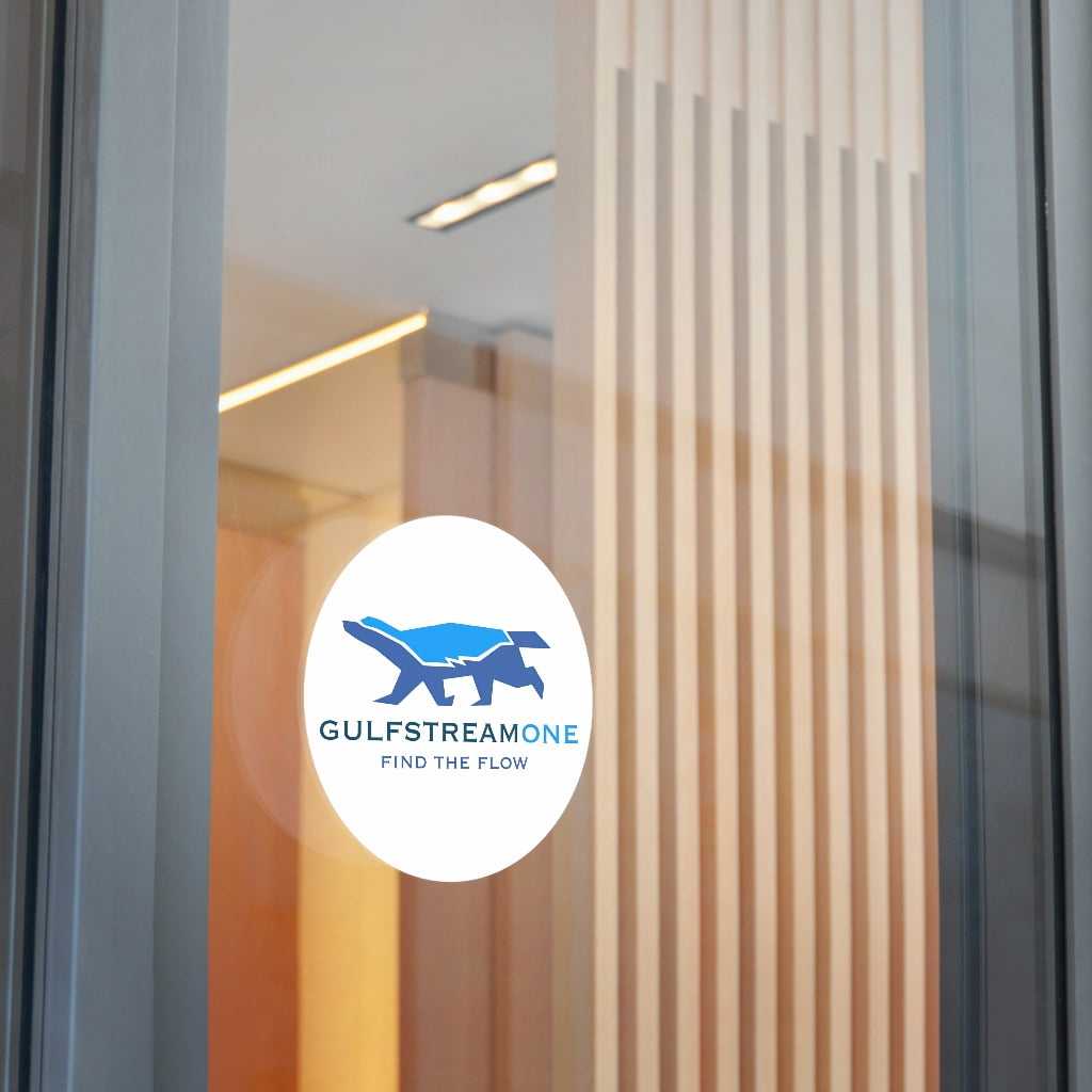 The Wells Collection: Gulfstream Honeybadger Round Vinyl Stickers