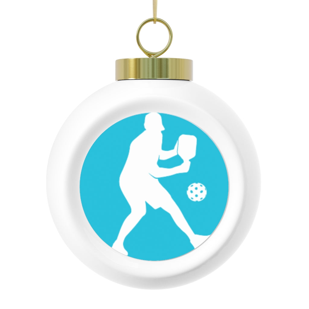 Pickleball Gulfstream Christmas Ball Ornament