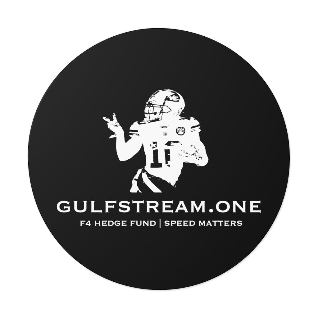 The Gaffney Collection: Gulfstream F4 Hedge Fund Tyreek Round Vinyl Stickers
