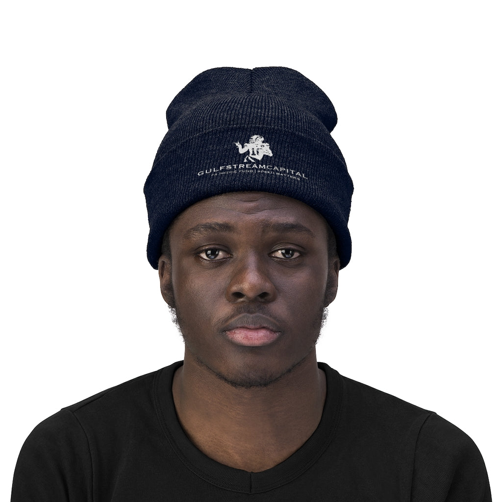 Gulfstream F4 Hedge Fund Speed Matters Knit Beanie
