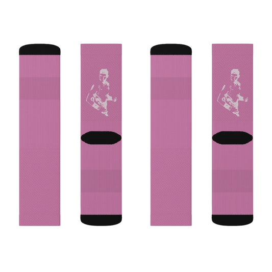 Rafa Pink Sublimation Socks