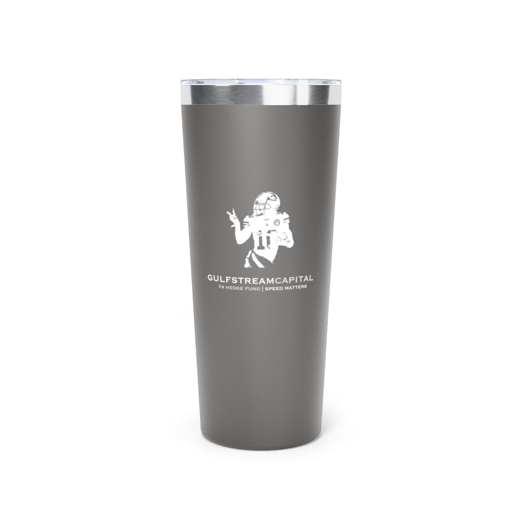 Gulfstream F4 Speed Matters Copper Vacuum Insulated Tumbler, 22oz