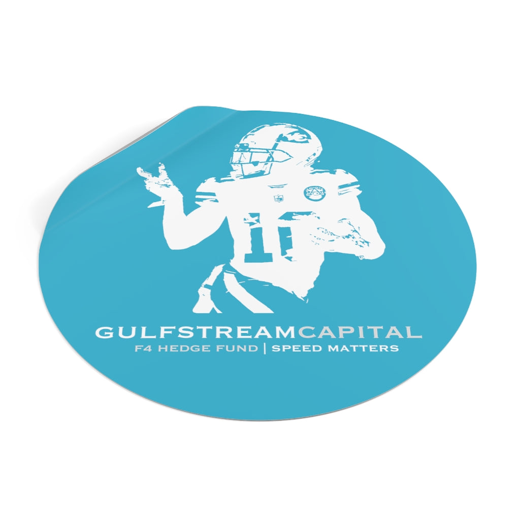 The Gaffney Collection: Gulfstream F4 Hedge Fund Tyreek Round Vinyl Stickers