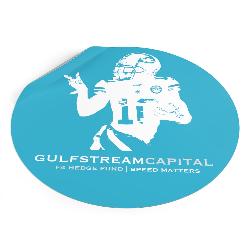 The Gaffney Collection: Gulfstream F4 Hedge Fund Tyreek Round Vinyl Stickers