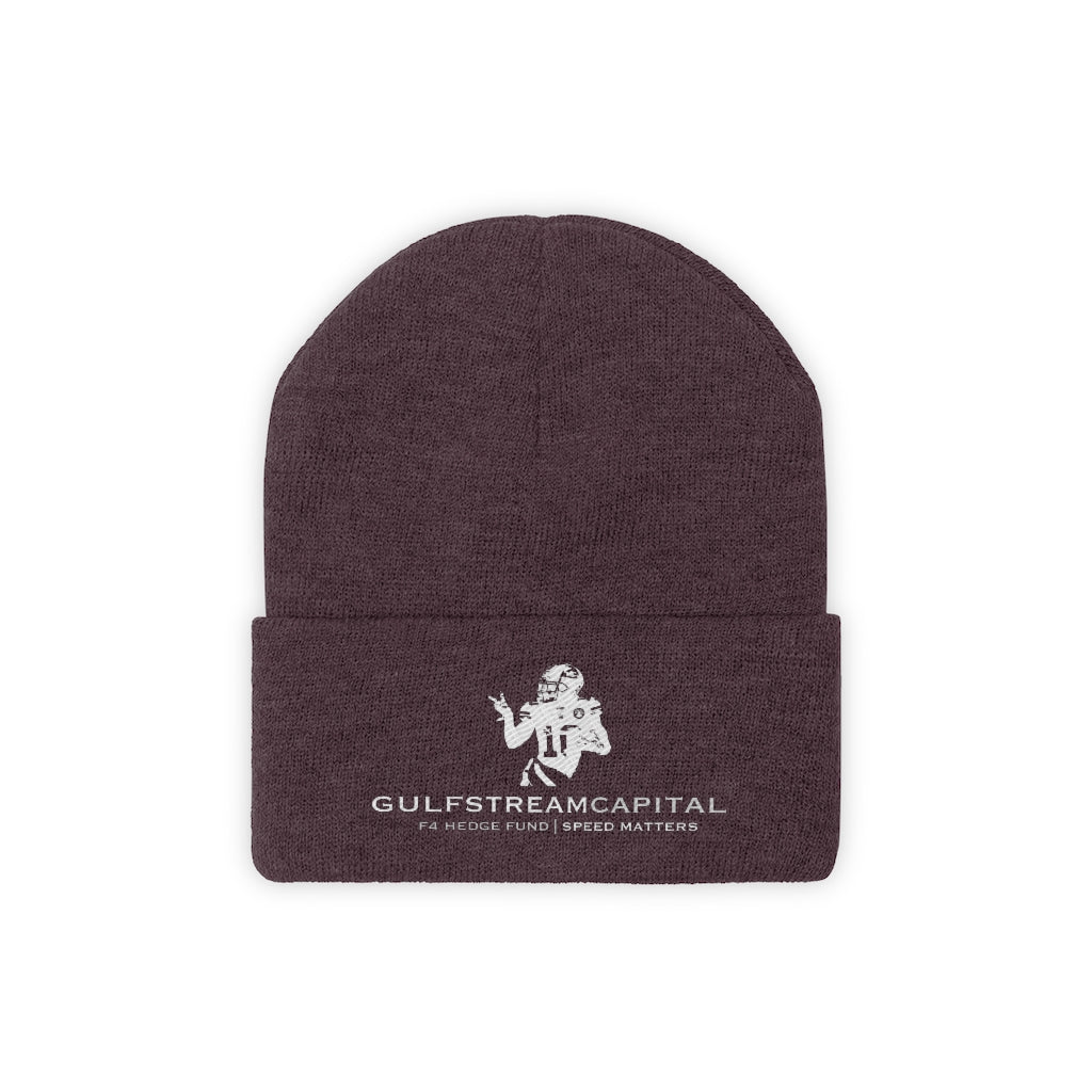Gulfstream F4 Hedge Fund Speed Matters Knit Beanie
