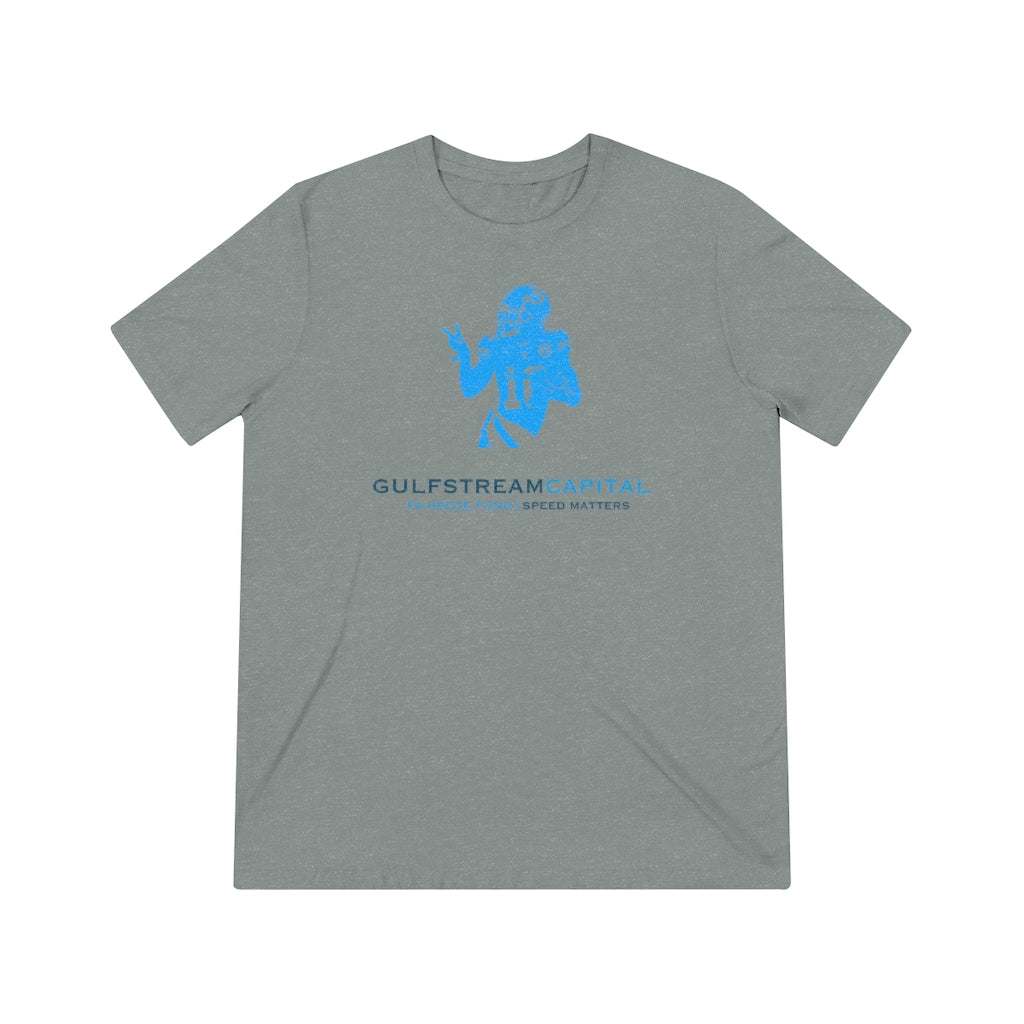 Gulfstream F4 Hedge Fund Speed Matters Unisex Triblend Tee