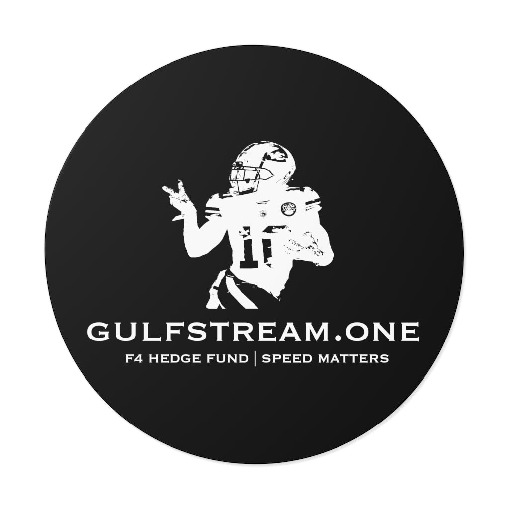 The Gaffney Collection: Gulfstream F4 Hedge Fund Tyreek Round Vinyl Stickers