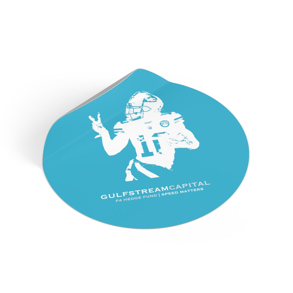 The Gaffney Collection: Gulfstream F4 Hedge Fund Tyreek Round Vinyl Stickers