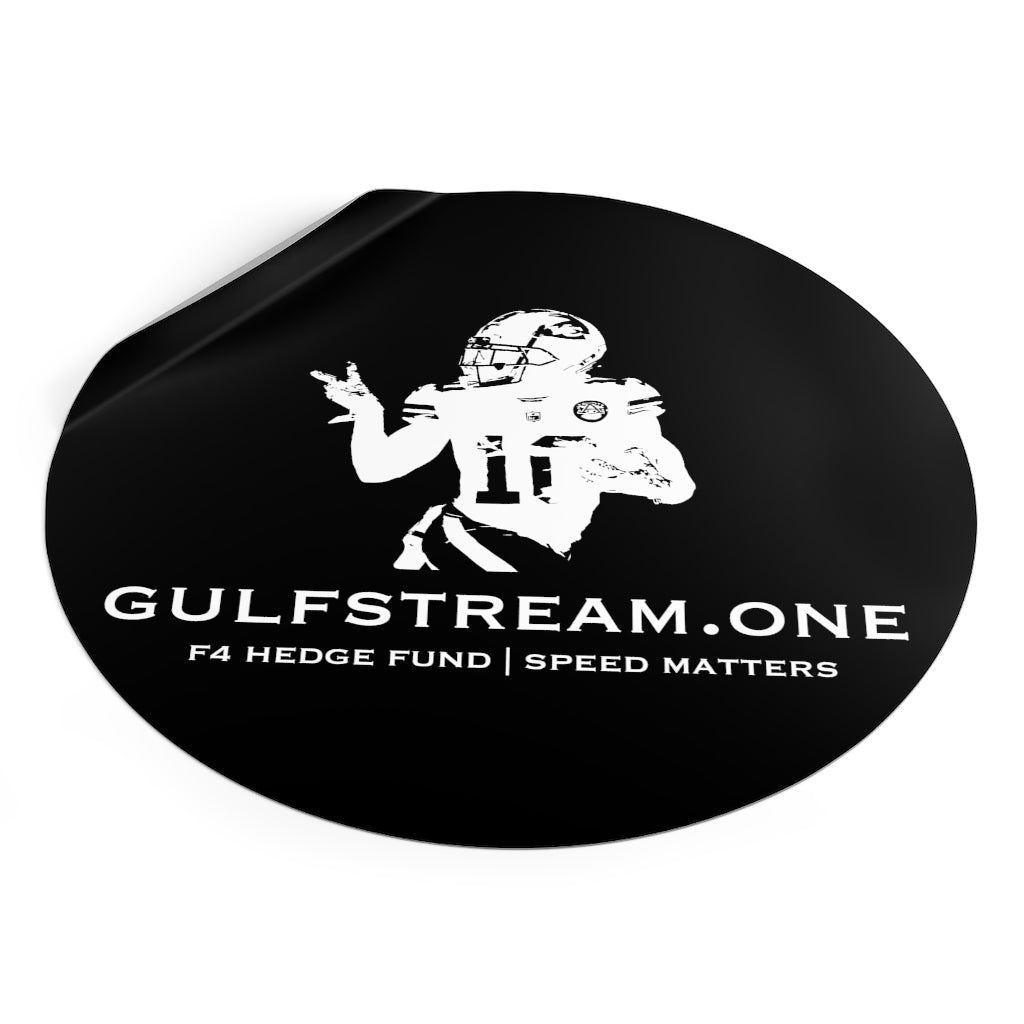 The Gaffney Collection: Gulfstream F4 Hedge Fund Tyreek Round Vinyl Stickers
