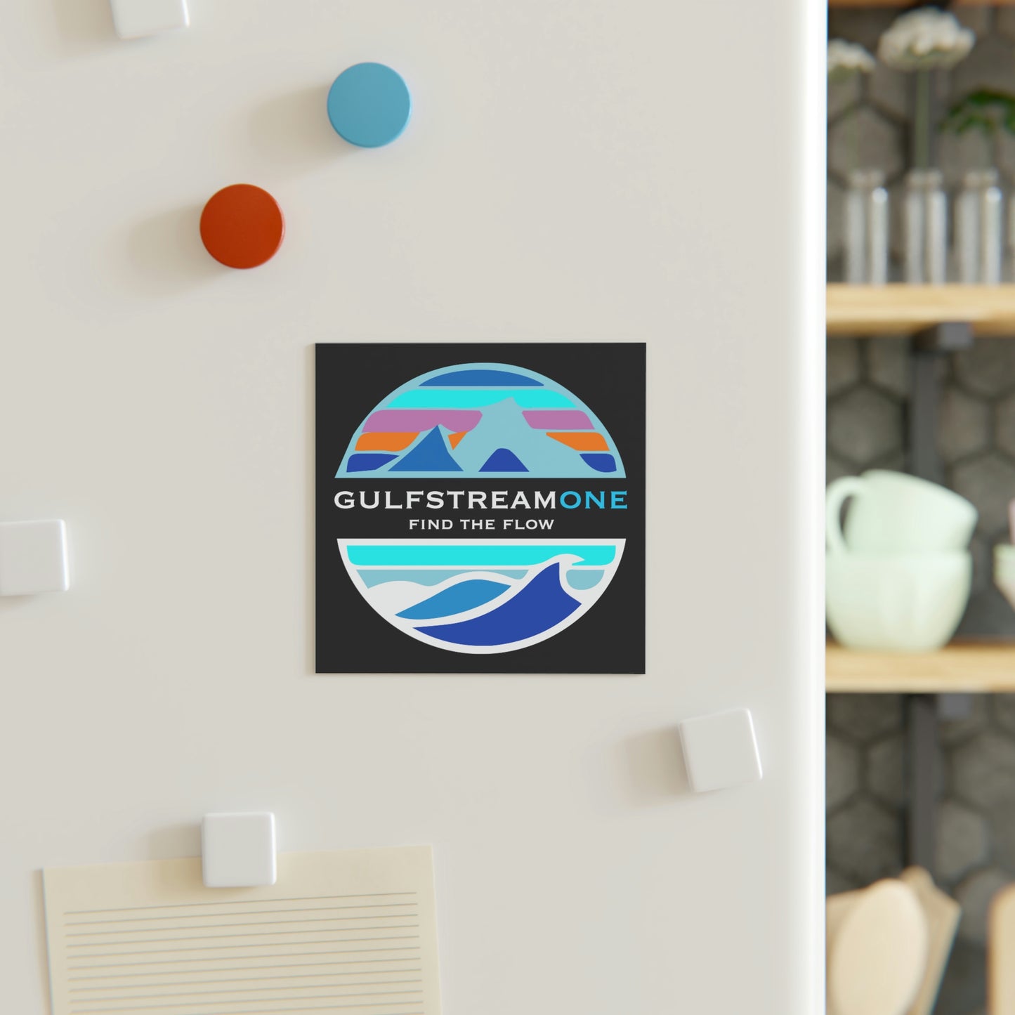 Patagonia Gulfstream One Flow Square Magnet