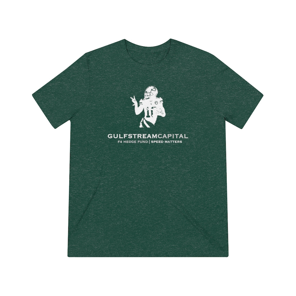 Gulfstream F4 Hedge Fund Speed Matters Unisex Triblend Tee