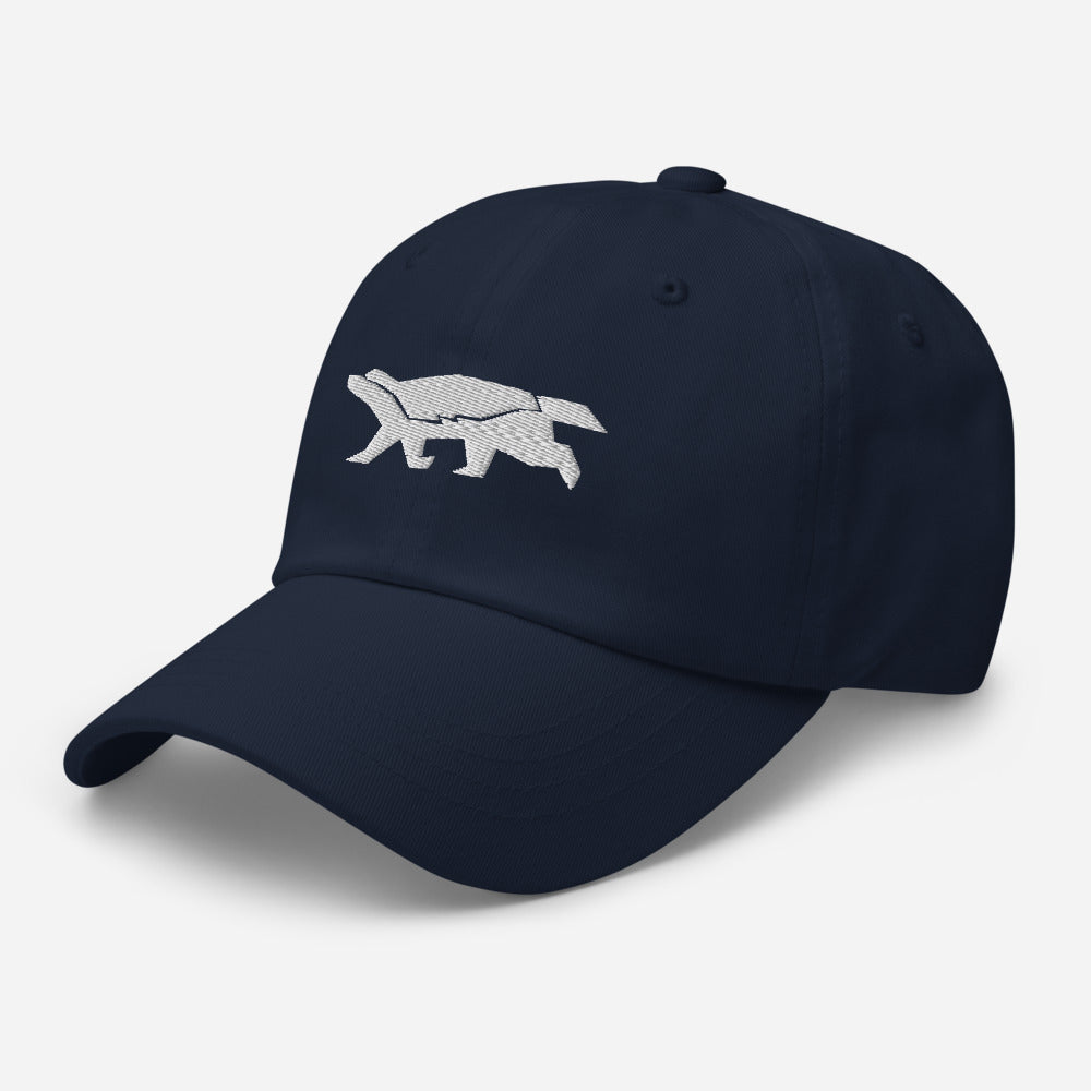 The Wells Collection: Gulfstream Honeybadger (Find The Flow) Dad Hat