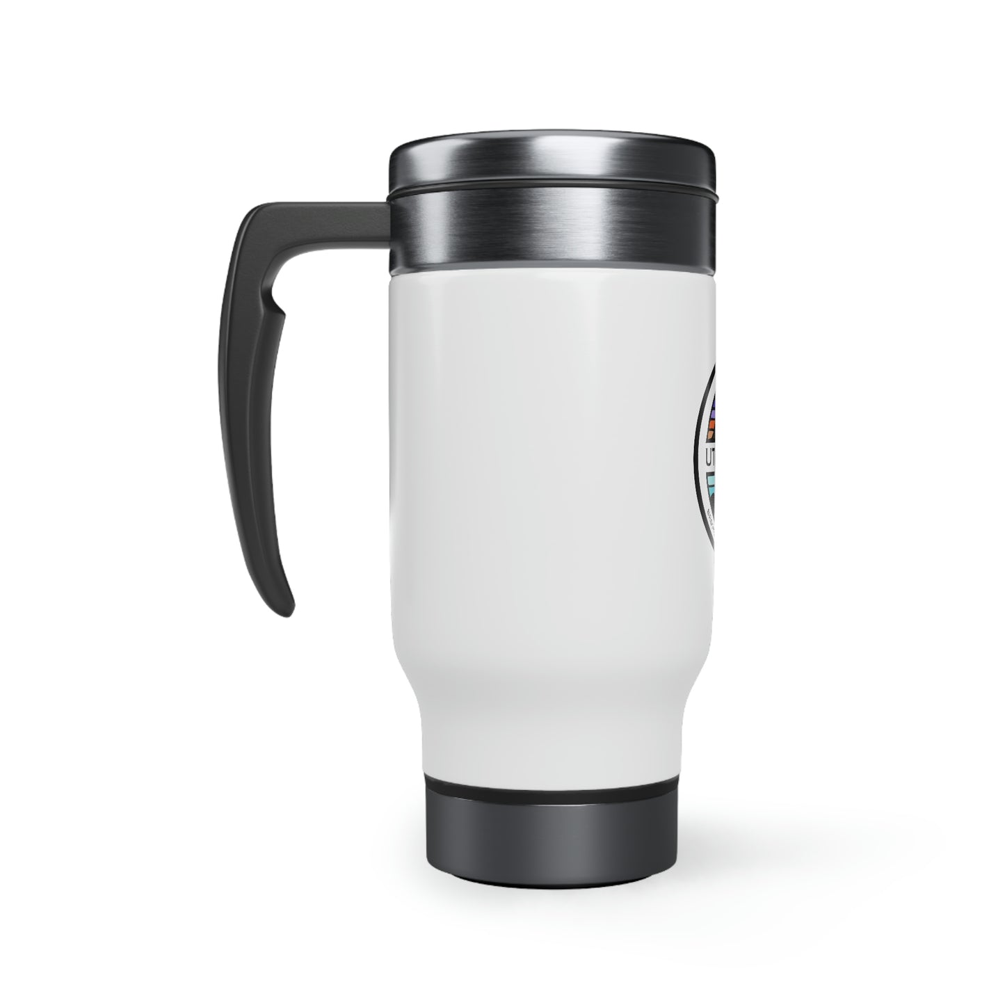 UTC BYX Stainless Steel Travel Mug with Handle, 14oz