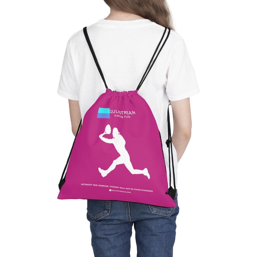 Rafa Gulfstream Find the Flow Outdoor Drawstring Bag (Pink)