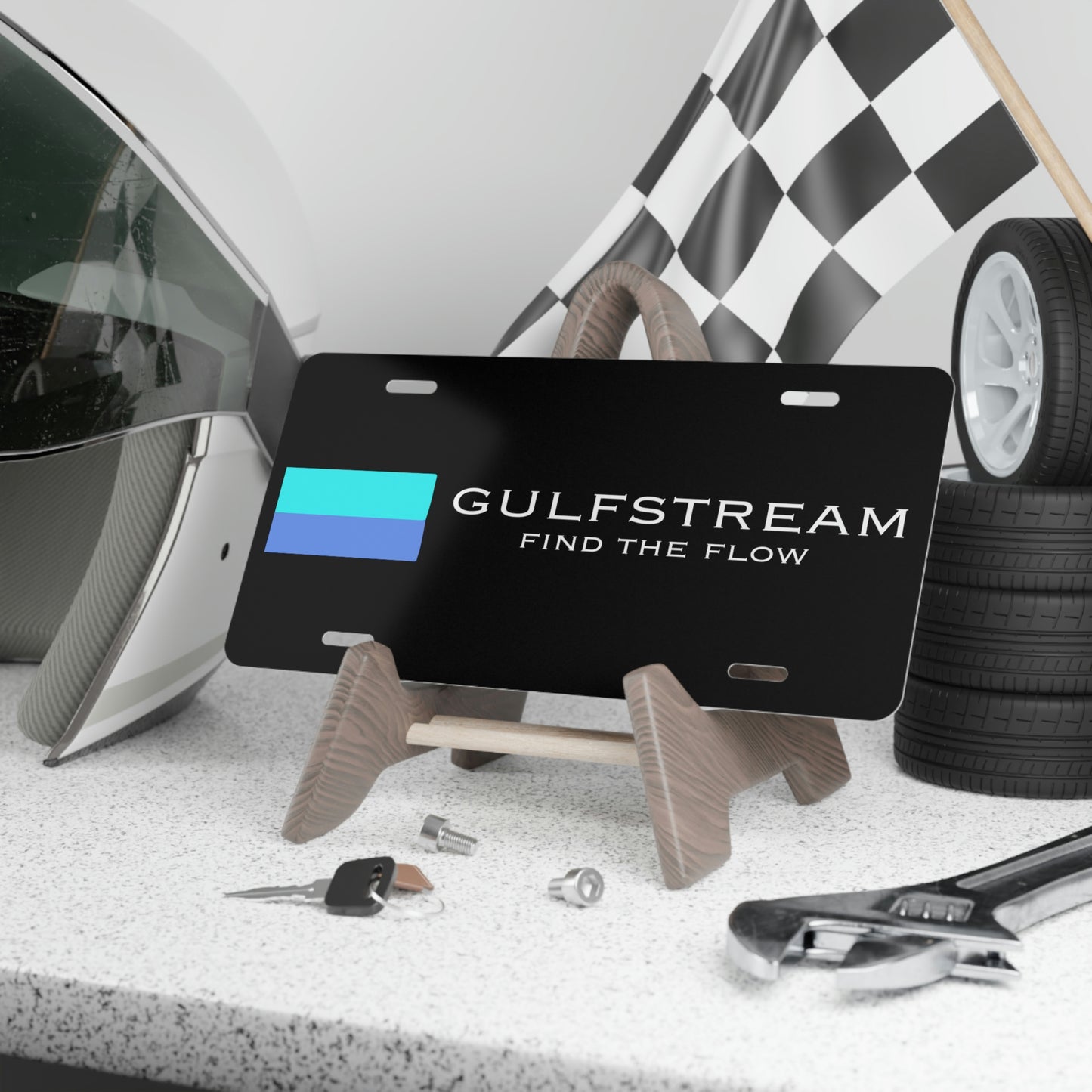 Gulfstream Find the Flow License Plate