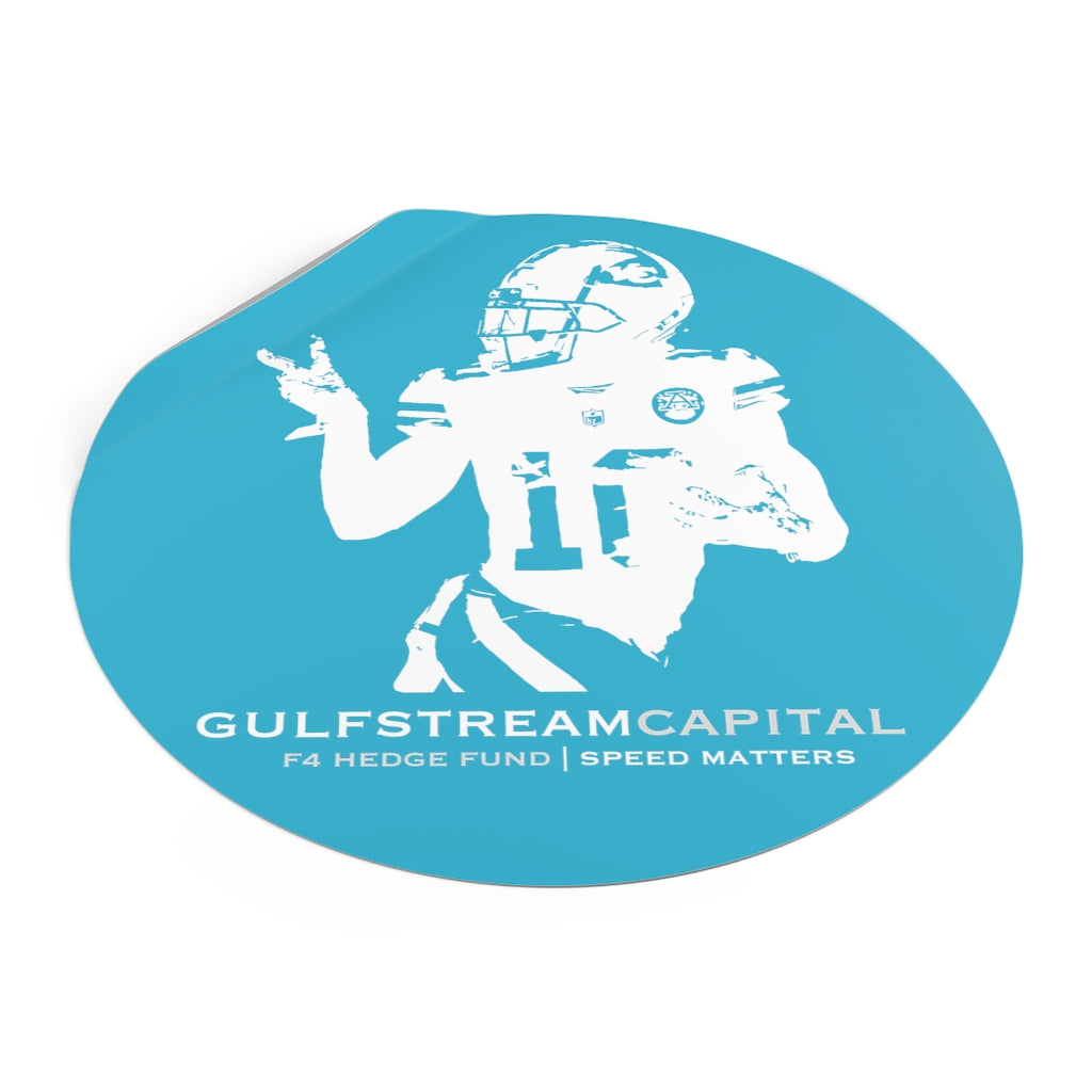 The Gaffney Collection: Gulfstream F4 Hedge Fund Tyreek Round Vinyl Stickers
