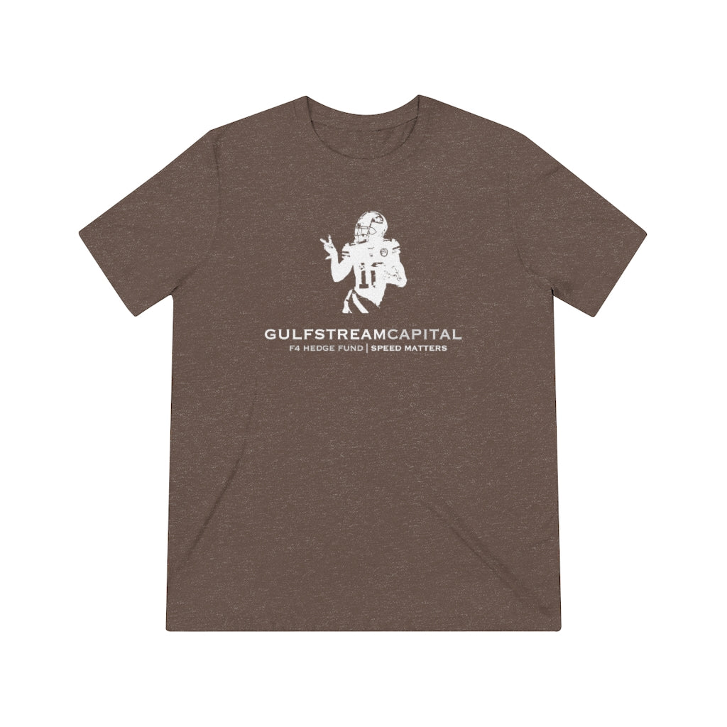 Gulfstream F4 Hedge Fund Speed Matters Unisex Triblend Tee