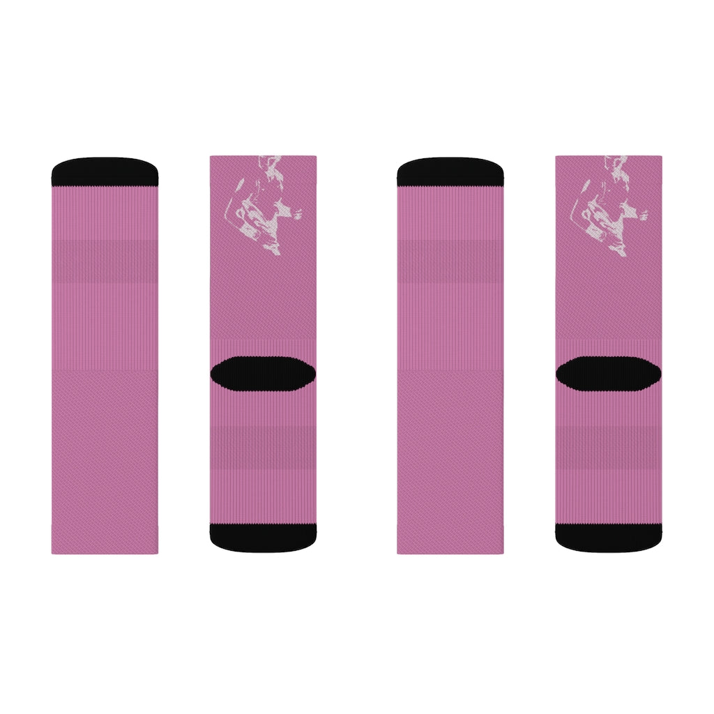 Rafa Pink Sublimation Socks