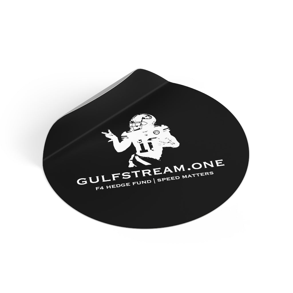 The Gaffney Collection: Gulfstream F4 Hedge Fund Tyreek Round Vinyl Stickers