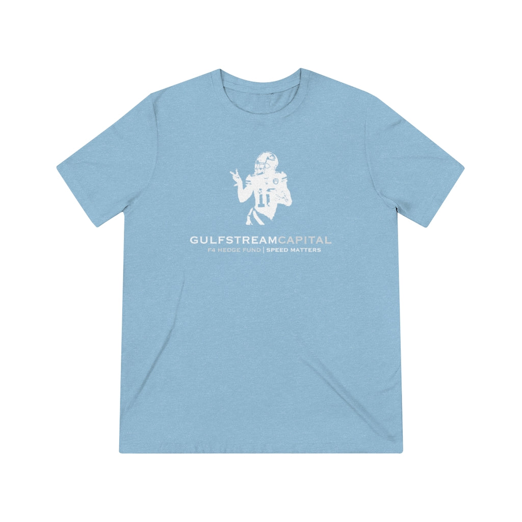Gulfstream F4 Hedge Fund Speed Matters Unisex Triblend Tee