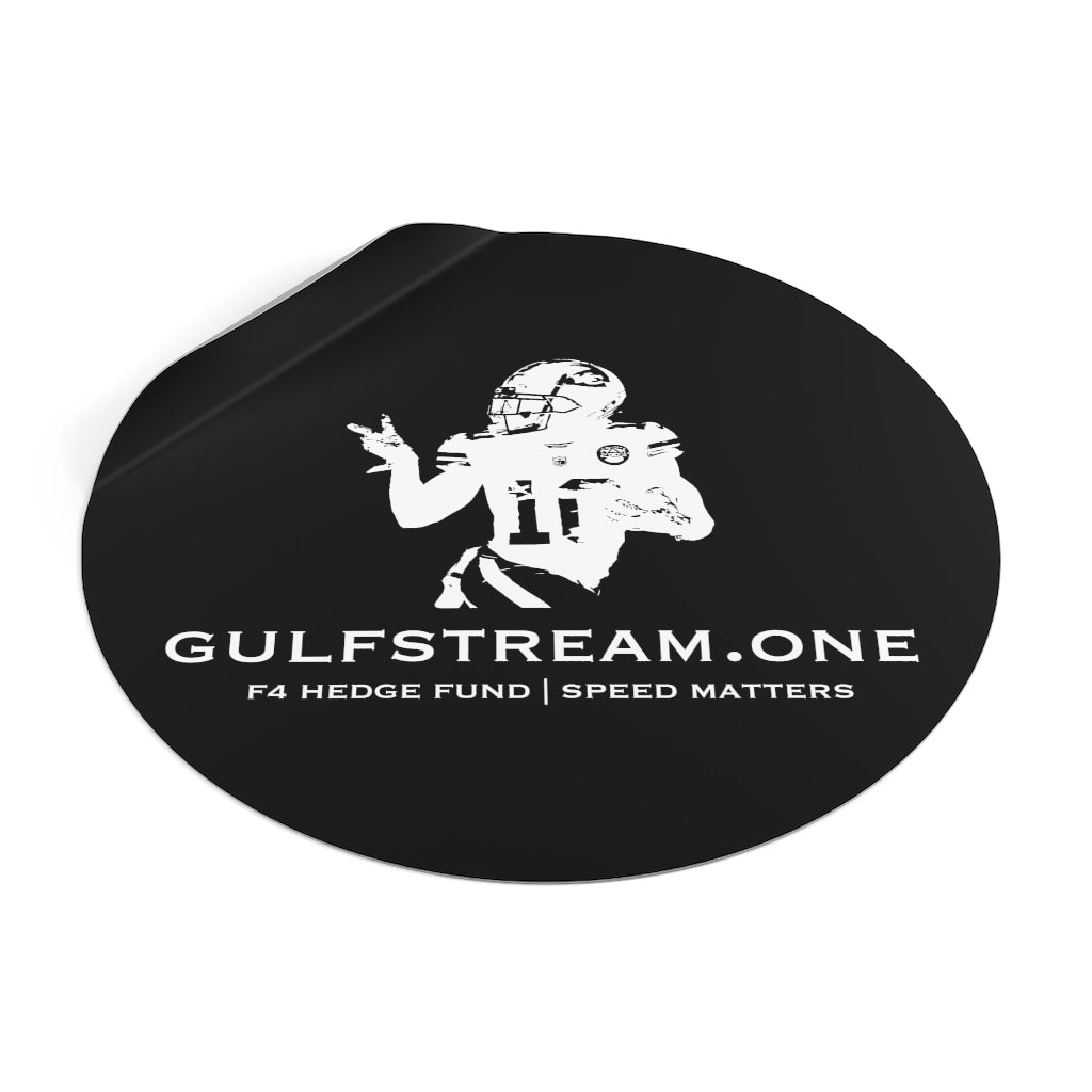 The Gaffney Collection: Gulfstream F4 Hedge Fund Tyreek Round Vinyl Stickers