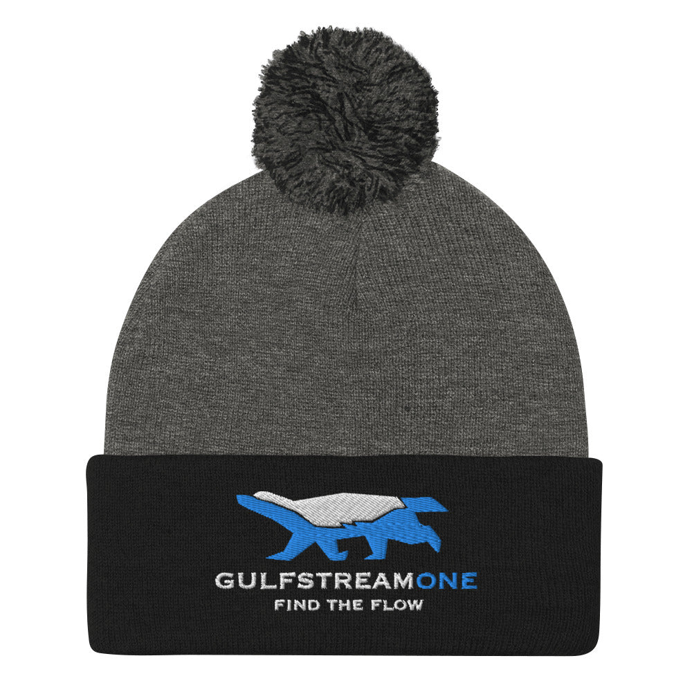 The Wells Collection: Gulfstream Honeybadger Pom-Pom Beanie