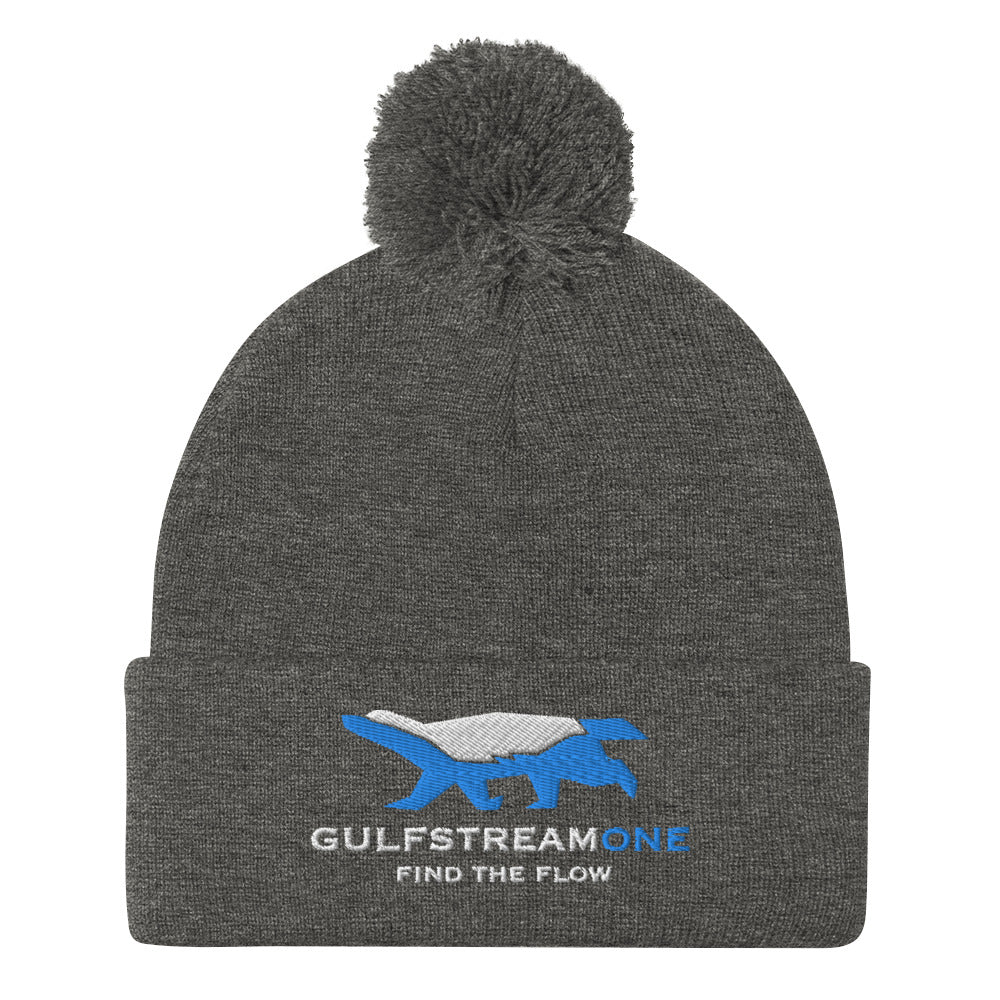 The Wells Collection: Gulfstream Honeybadger Pom-Pom Beanie