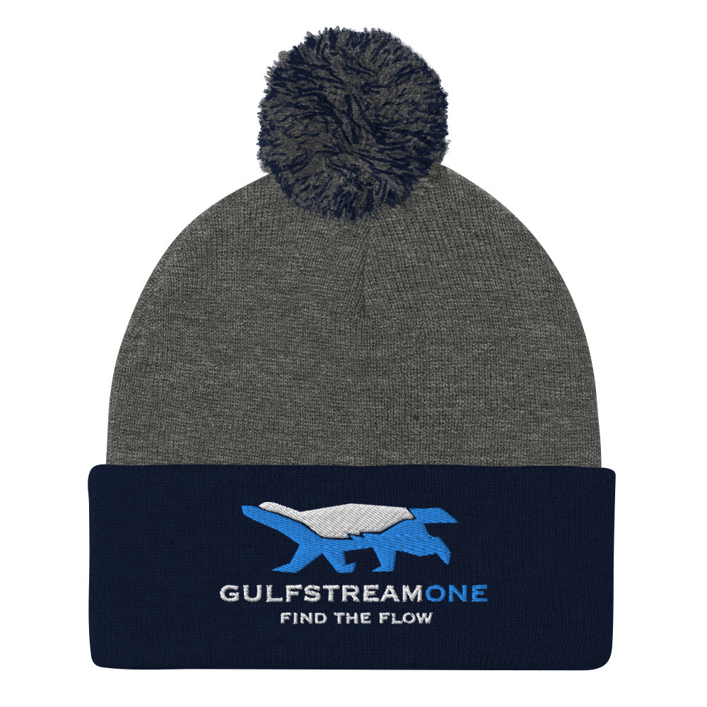 The Wells Collection: Gulfstream Honeybadger Pom-Pom Beanie
