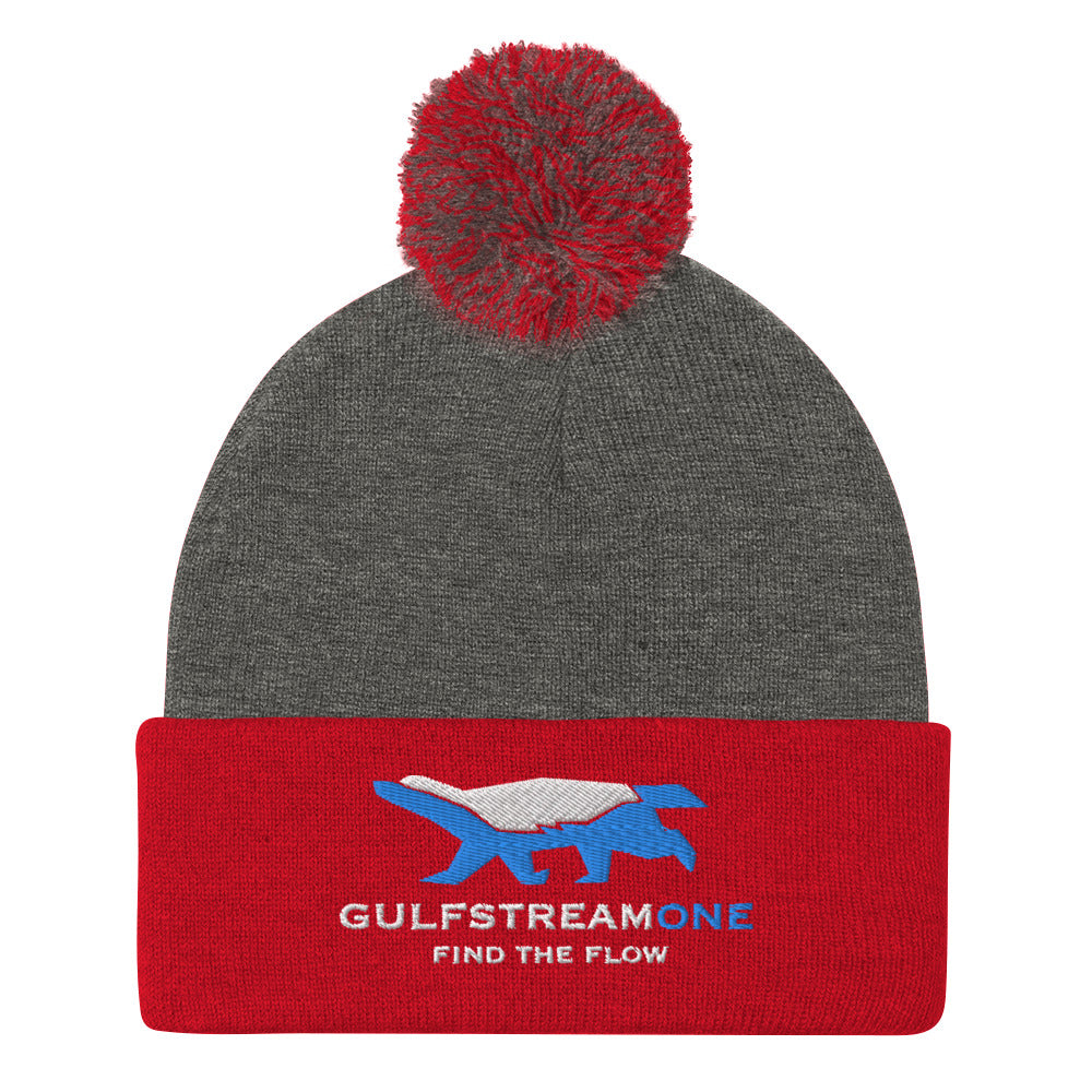 The Wells Collection: Gulfstream Honeybadger Pom-Pom Beanie