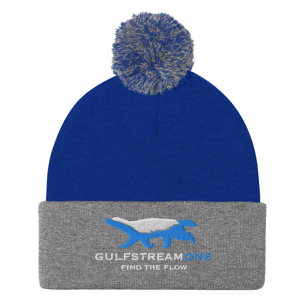 The Wells Collection: Gulfstream Honeybadger Pom-Pom Beanie